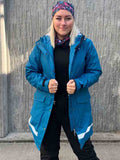 Super Rain Lined Raincoat Women Petroleum - Way of Sweden