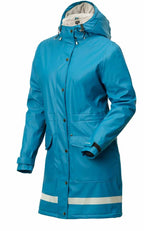 Super Rain Lined Raincoat Women Petroleum - Way of Sweden