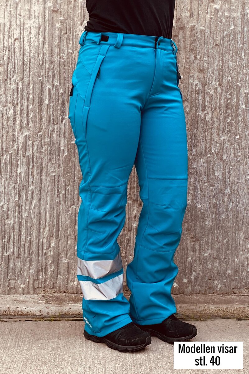 Supreme Softshell Trousers Women Petroleum REFLEX - Way of Sweden