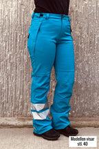 Supreme Softshell Trousers Women Petroleum REFLEX - Way of Sweden