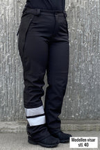 Supreme Softshell Trousers Women's Black REFLEX - Way of Sweden