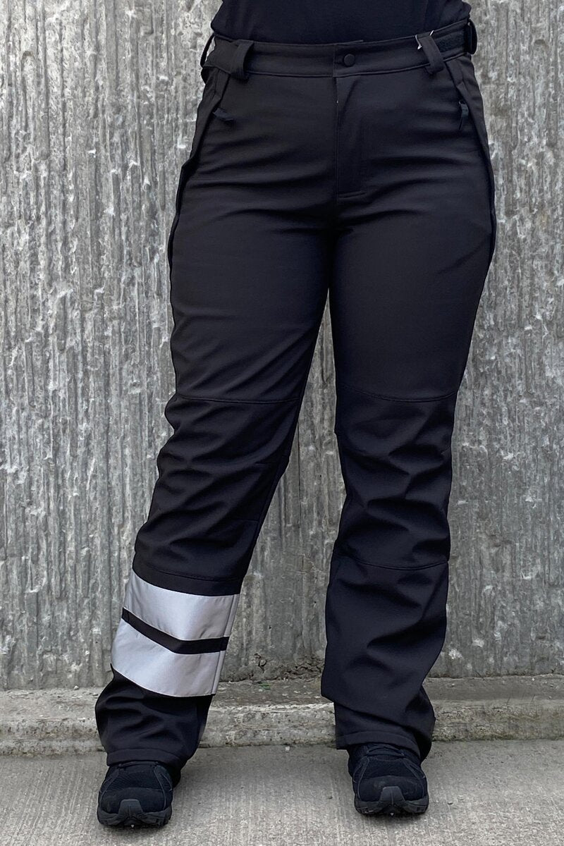 Supreme Softshell Trousers Women's Black REFLEX - Way of Sweden