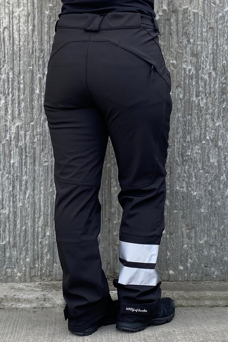 Supreme Softshellbyxa Dam Svart REFLEX - Way of Sweden