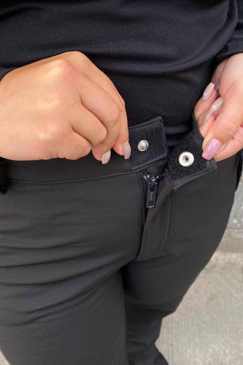 Supreme Softshell Trousers Women's Black REFLEX - Way of Sweden