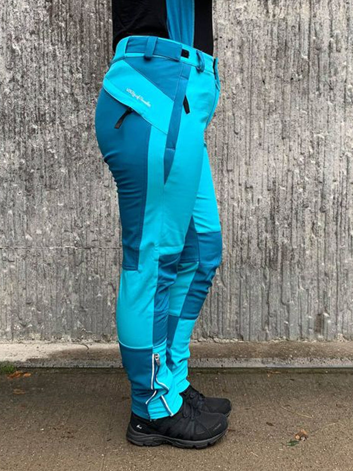 Supreme Walking Softshell Trousers Women Arctic Blue - Way of Sweden