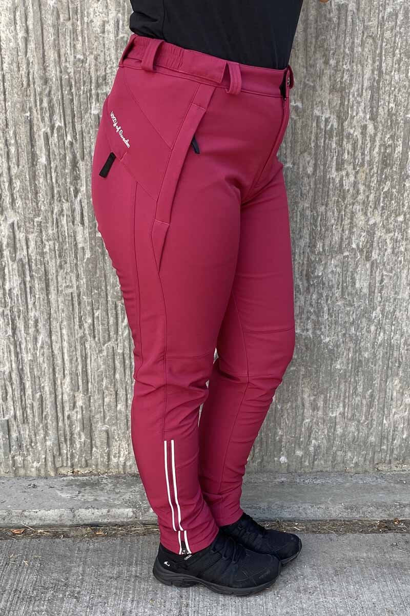 Supreme Walking Softshell Trousers Women Raspberry - Way of Sweden