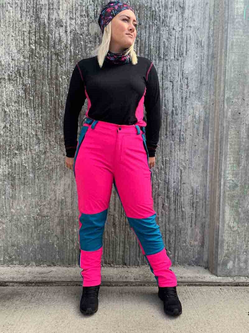 Supreme Walking Softshell Trousers Women Fuchsia - Way of Sweden