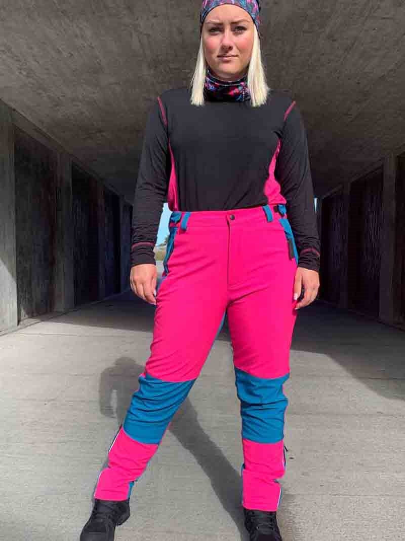 Supreme Walking Softshellbyxa Dam Fuchsia - Way of Sweden