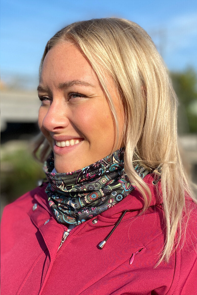 Surprise Functional Collar Women's Paisley Print WAY OF SWEDEN