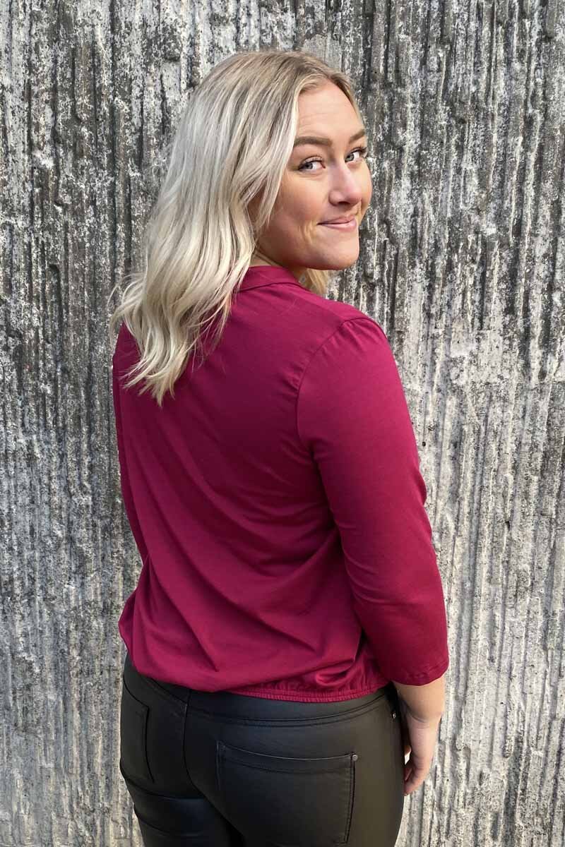 Susanne 3/4 sleeve Women Raspberry - Way of Sweden