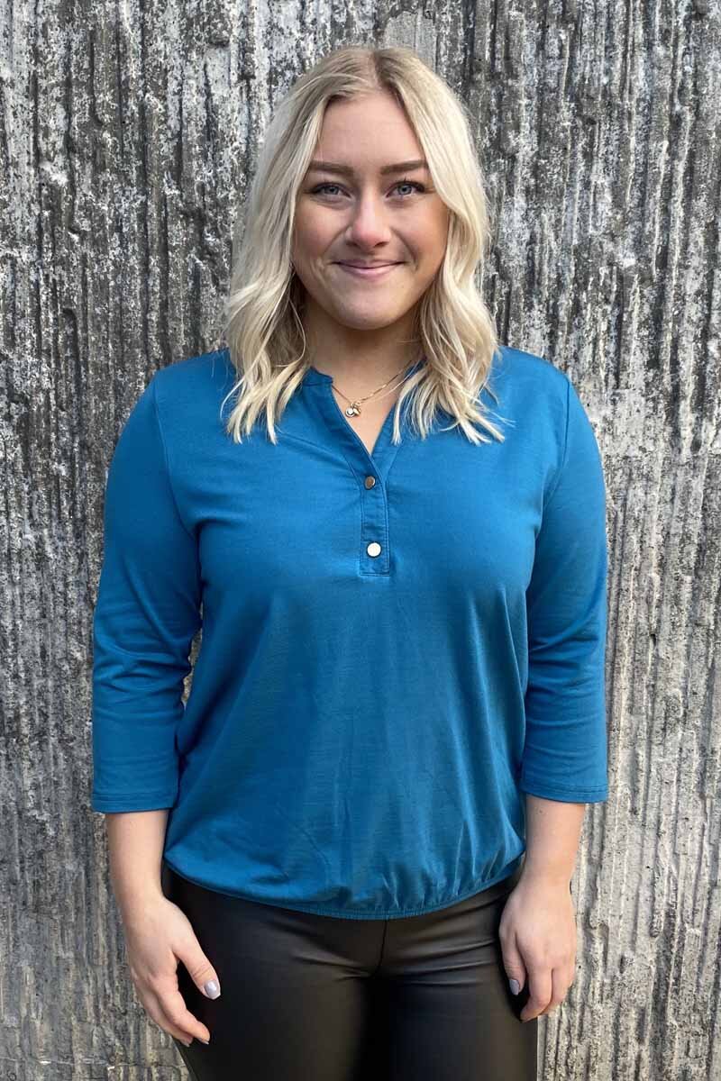 Susanne 3/4 sleeve Women Petroleum - Way of Sweden