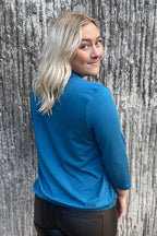 Susanne 3/4 sleeve Women Petroleum - Way of Sweden