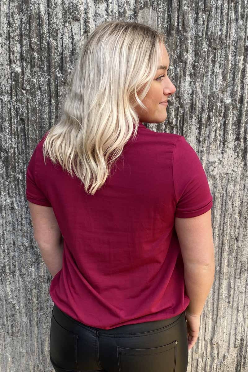Susanne Short Sleeve Women's Raspberry - Way of Sweden