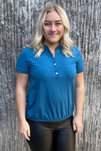 Susanne Short Sleeve Women Petrol - Way of Sweden