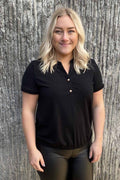 Susanne Short Sleeve Women Black - Way of Sweden