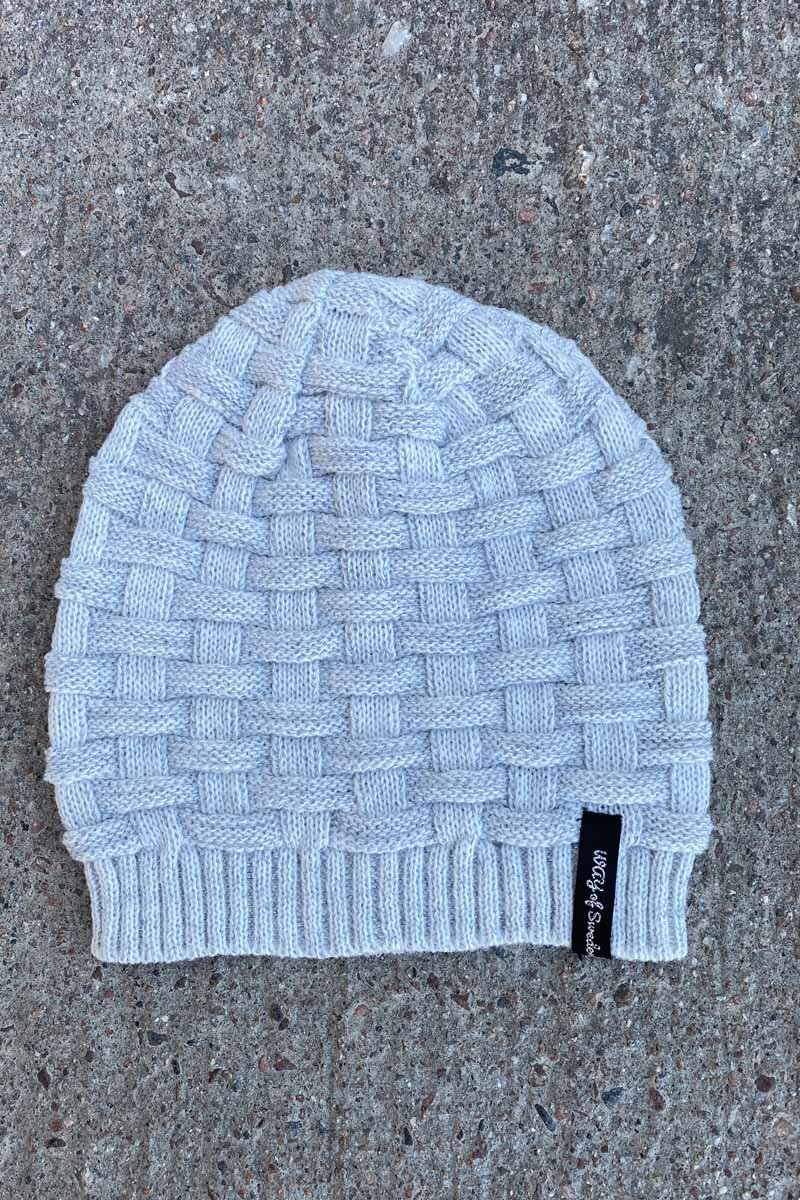 Tindra Reflective Beanie White WAY OF SWEDEN