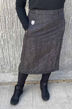 Vera Quilted Skirt Women Reflective Print - Way of Sweden