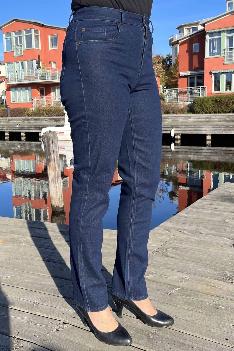 Welma Jeans Dam Dark Denim Way of Sweden