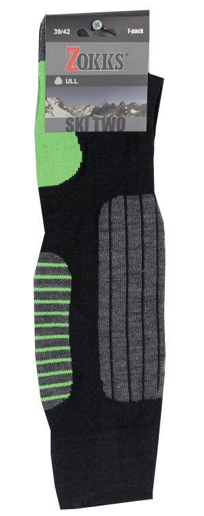 Wiared Zokks Ski Sock Wool Lime - Wiareds