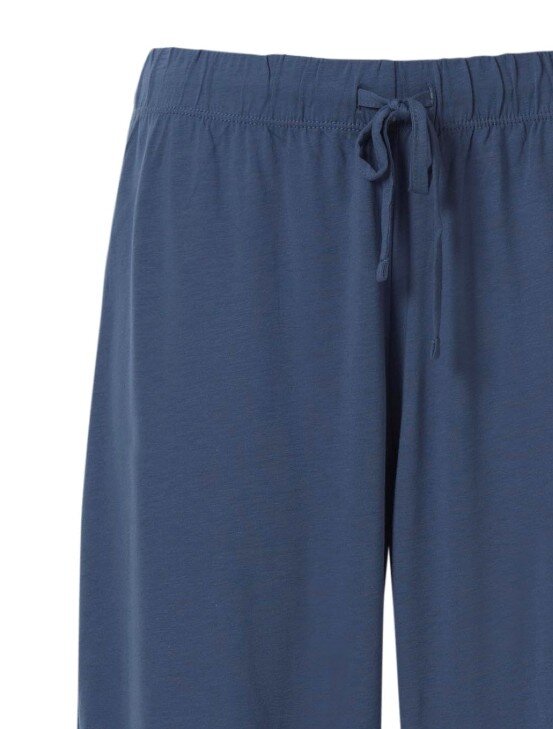 Wiges Pajama Pants Cuff Bamboo Ladies Blue - Wiges