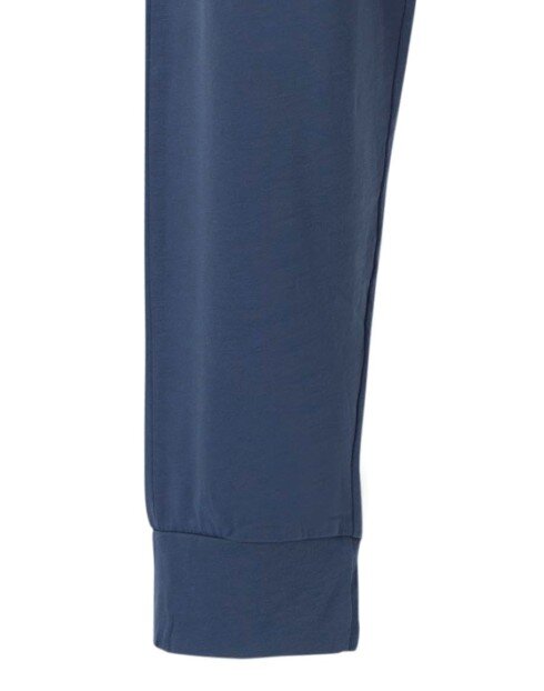 Wiges Pajama Pants Cuff Bamboo Ladies Blue - Wiges