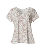 Pyjamastopp Bambu Dam Blommig - Wiges
