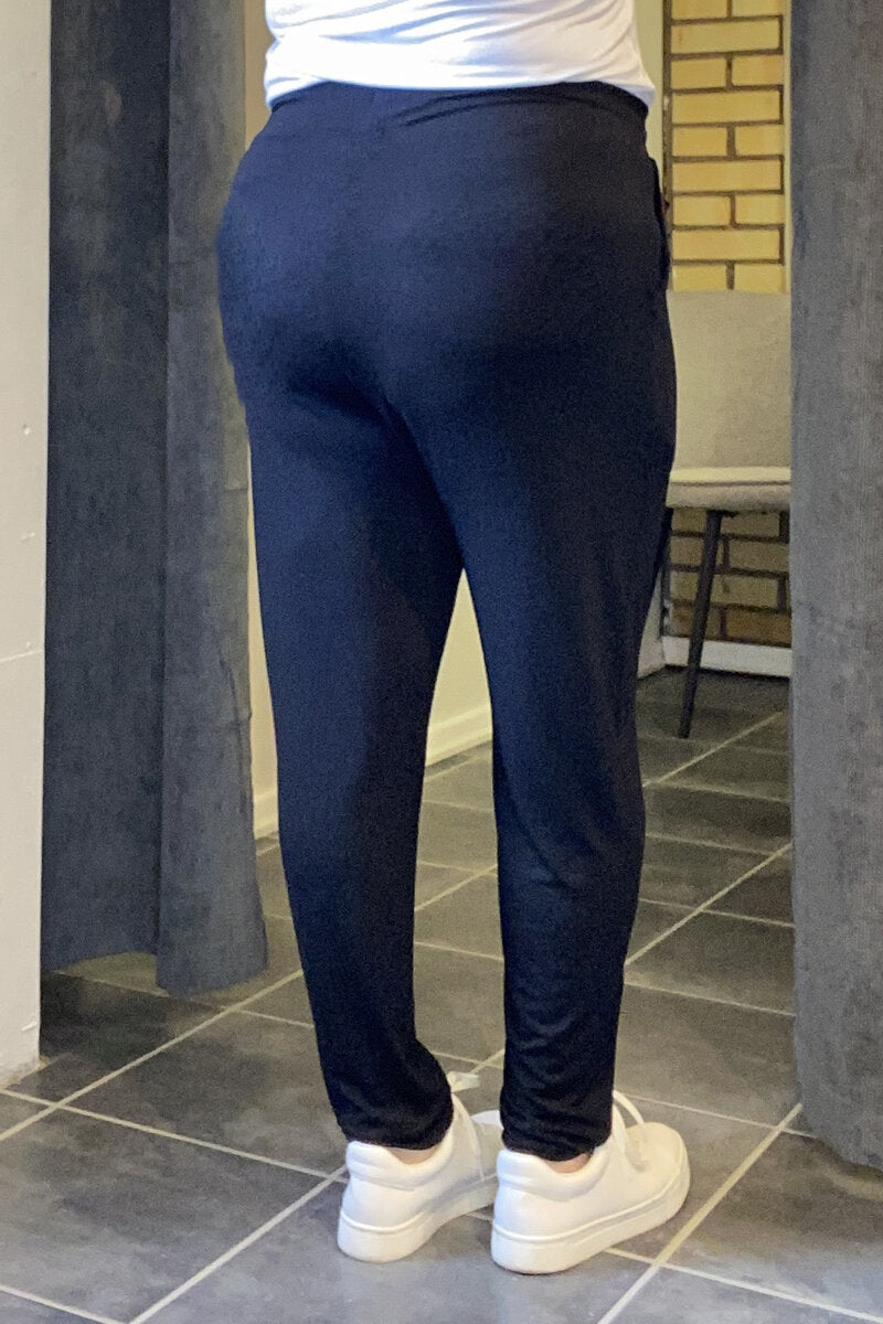 Ladies' Bamboo Jersey Trousers Black Wiges