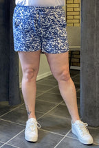 Trikåshorts Bambu Dam Print Wiges