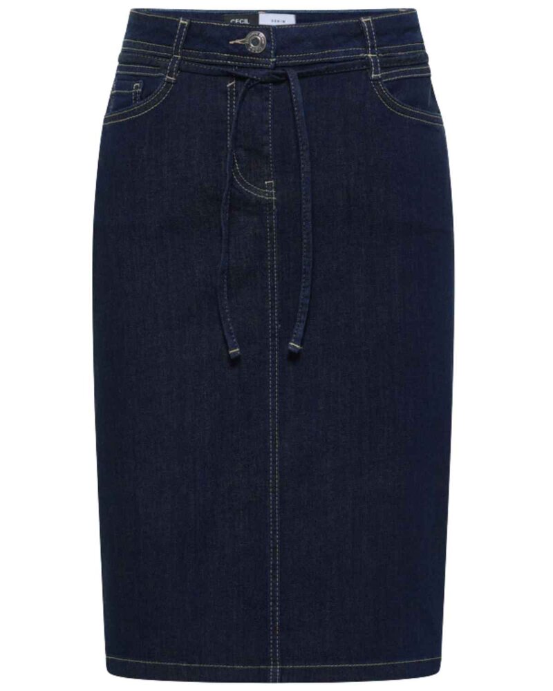 Ximena Denim Skirt Ladies Rinsed Wash | Smilebutiken - Cecil