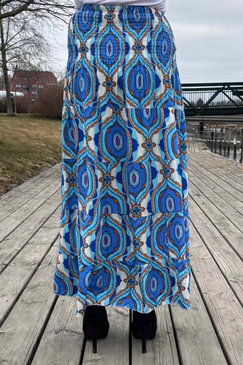 YU YI Fashion Ember Kjol Dam Blue DH MODE