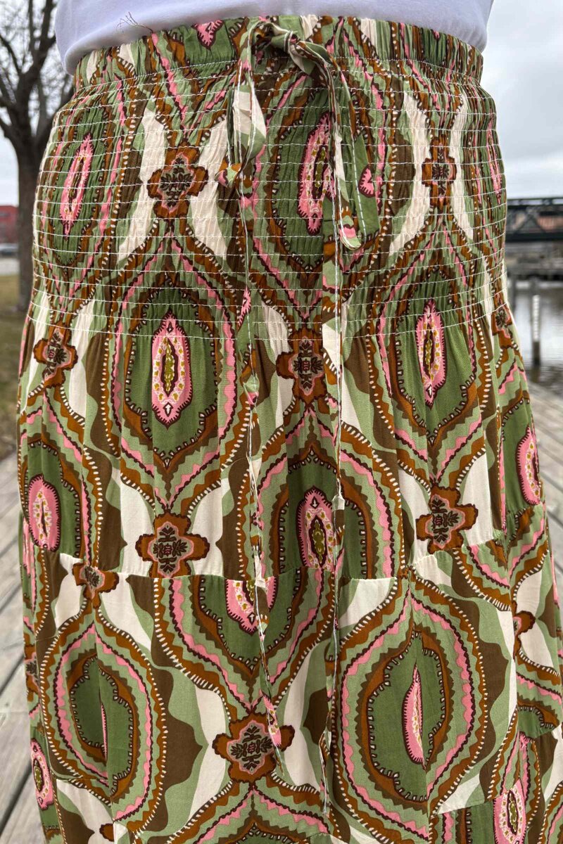 YU YI Fashion Ember Skirt Women Green DH FASHION