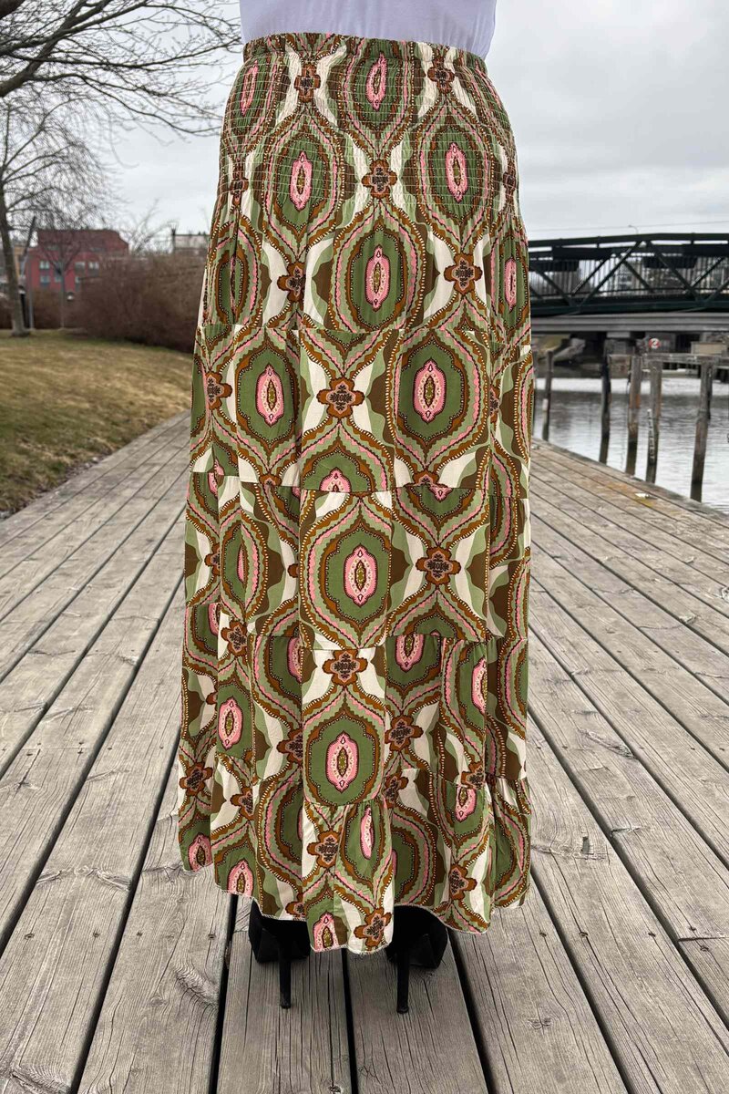 YU YI Fashion Ember Skirt Women Green DH FASHION