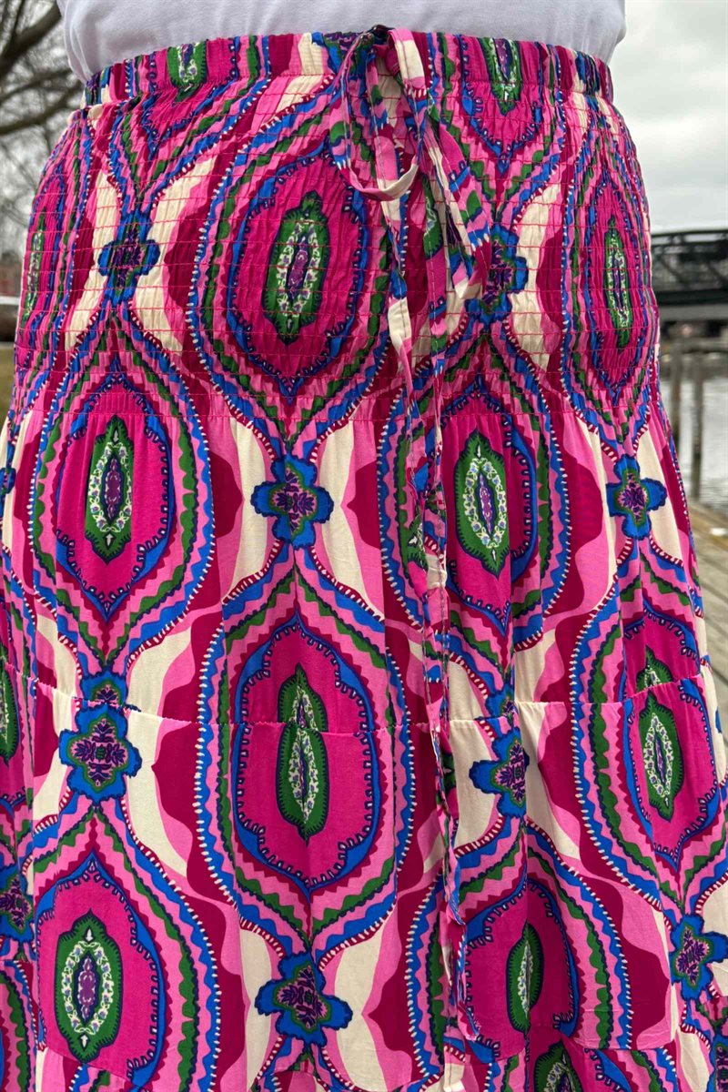YU YI Fashion Ember Kjol Dam Pink DH MODE