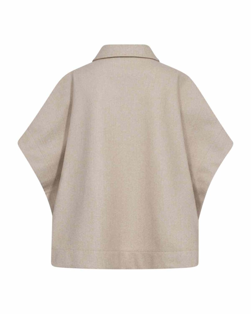 Yanna Poncho Women Moonbeam Melange | Smilebutiken - Freequent