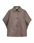 Yanna Poncho Dam Morel Melange | Smilebutiken - Freequent