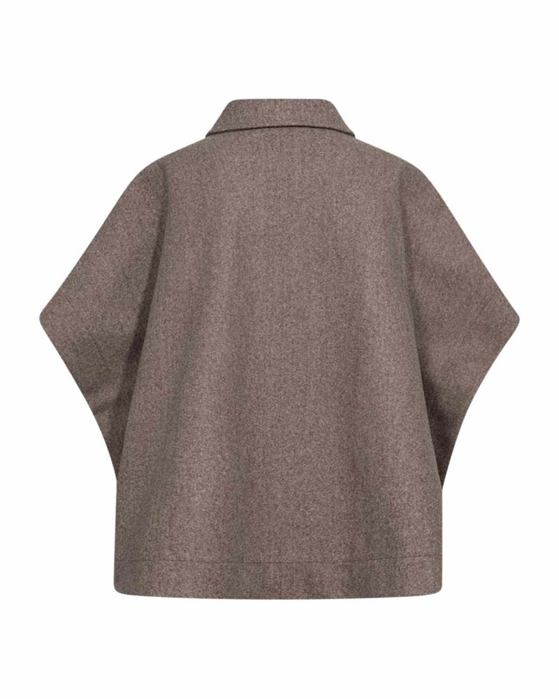 Yanna Poncho Dam Morel Melange | Smilebutiken - Freequent
