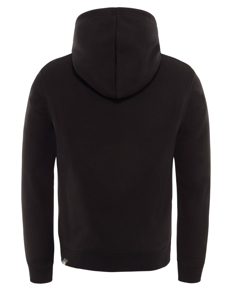 Youth Drew Peak Hoodie Black Mid Grey Junior The North Face