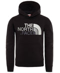 Youth Drew Peak Hoodie Black Mid Grey Junior The North Face
