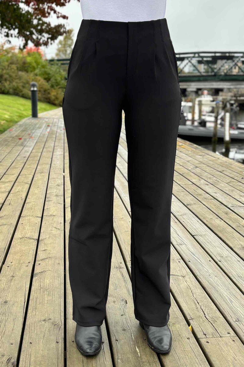 Yu & Me River Byxa Dam Black Caramelle Fashion