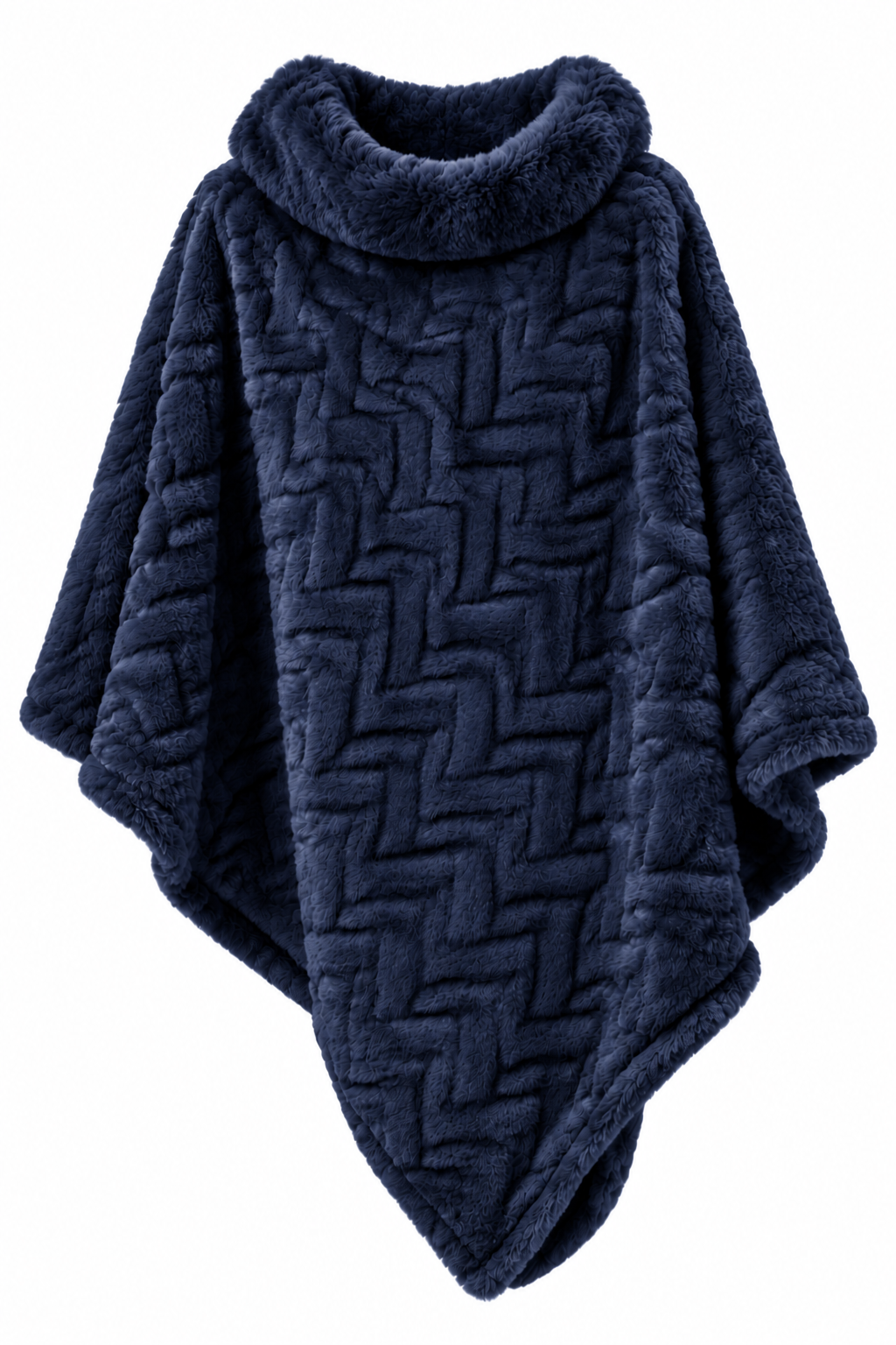 Yvette Poncho Dam Blå Navy | Smilebutiken - Caramelle Fashion