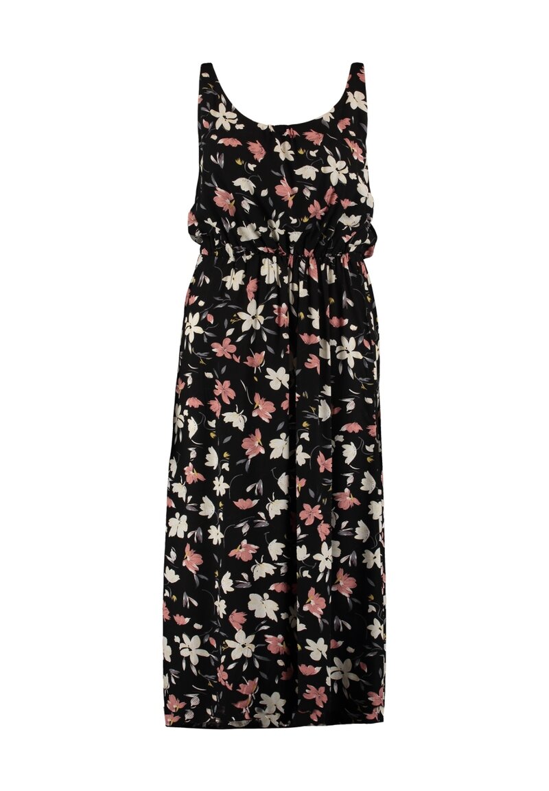 Doris Dress Women Black Flower Z-One