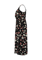 Doris Dress Women Black Flower Z-One