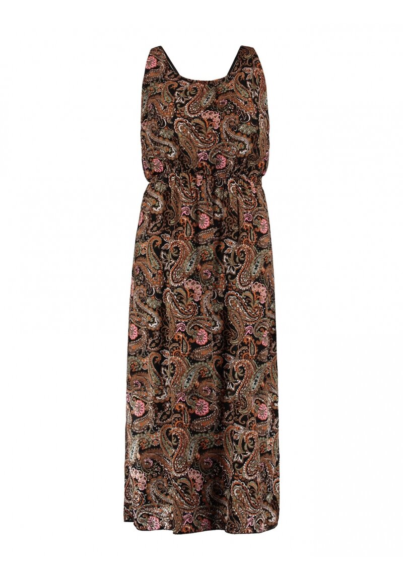 Doris Dress Women Black Paisley Z-One