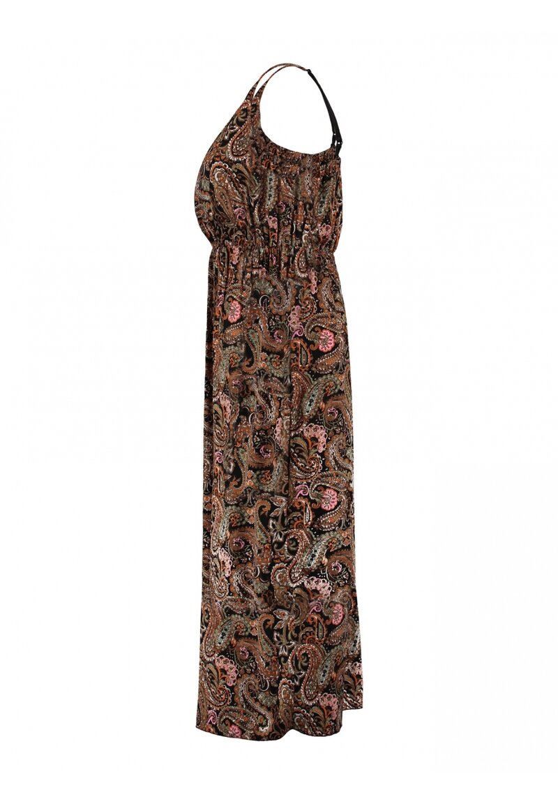 Doris Dress Women Black Paisley Z-One