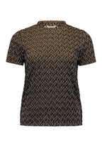 Adora Short Sleeve Blouse Women Black Offwhite Zabaione