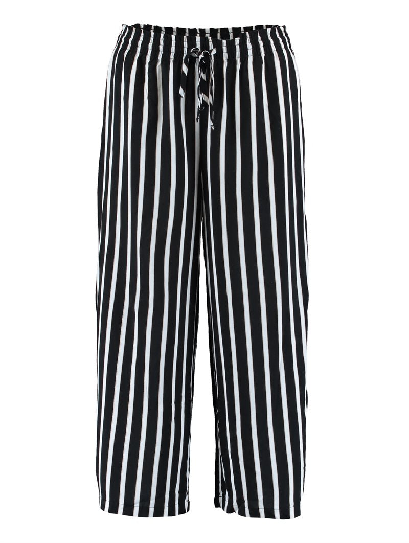 Zabaione Alamea Striped 7/8 Trousers for Women - Zabaione
