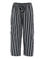 Zabaione Alamea Striped 7/8 Trousers for Women - Zabaione