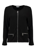 Alicia Cardigan Dam Black Zabaione
