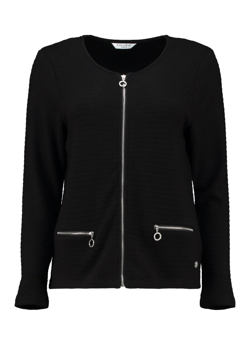 Alicia Cardigan Dam Black Zabaione