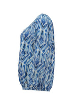 Andorra Rundhalsad Blus Dam Blue Zabaione